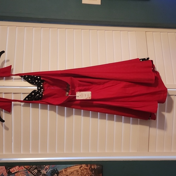 NWT IBTOM CASTLE Polka Dot Swing Dress - Picture 5 of 8